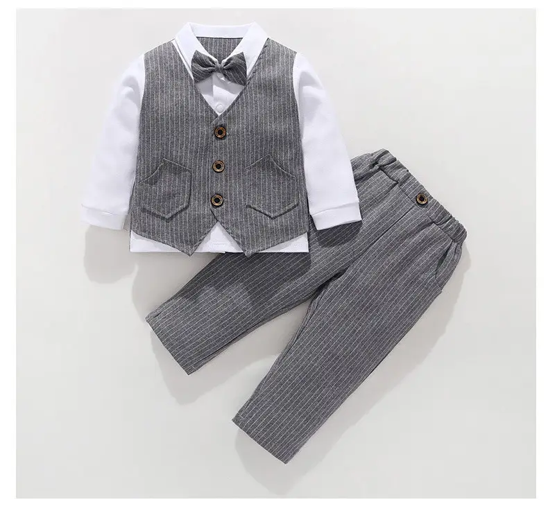 Baby Suit Blue Striped Kids 1 Year Old — feature 24