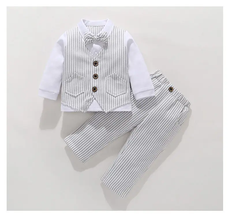 Baby Suit Blue Striped Kids 1 Year Old — feature 26