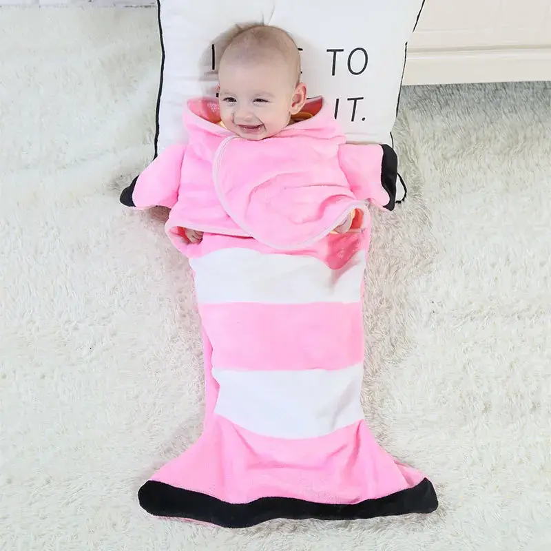 Pink Mermaid Baby Swaddle Blanket for Baby - Image 6