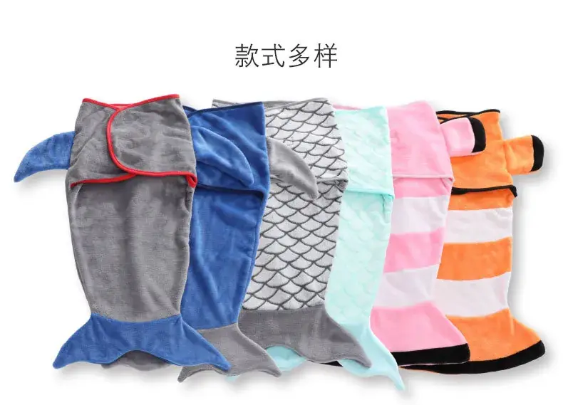 Pink Mermaid Baby Swaddle Blanket for Baby — feature 1
