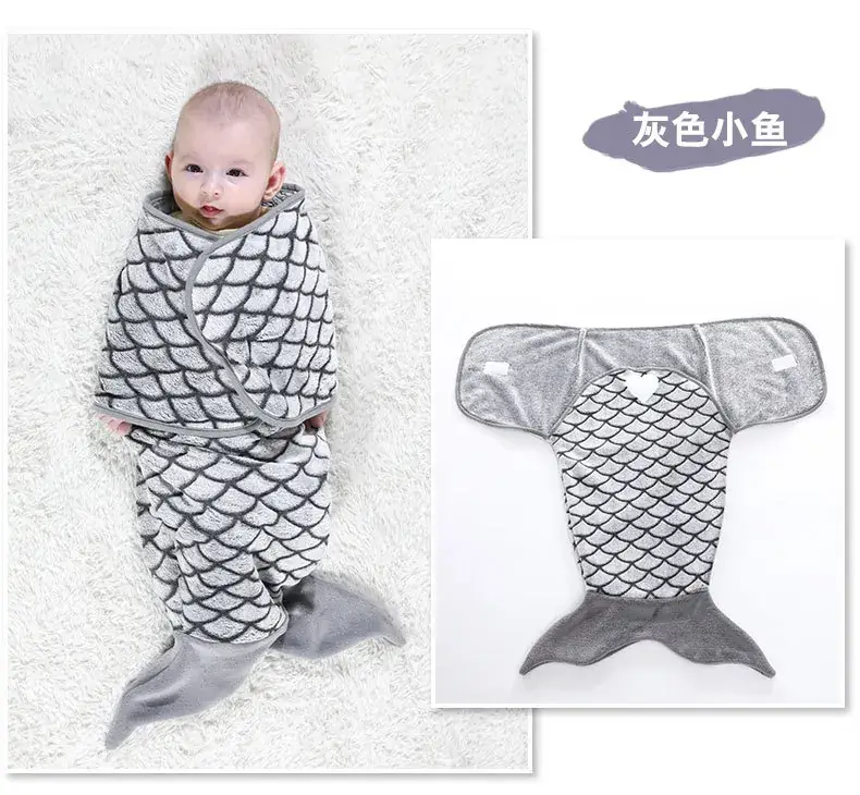 Pink Mermaid Baby Swaddle Blanket for Baby — feature 12
