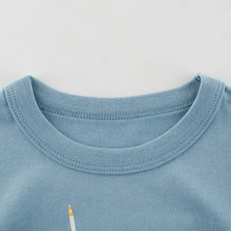 Fishing for Trouble Blue Kids T-Shirt Short Sleeve
