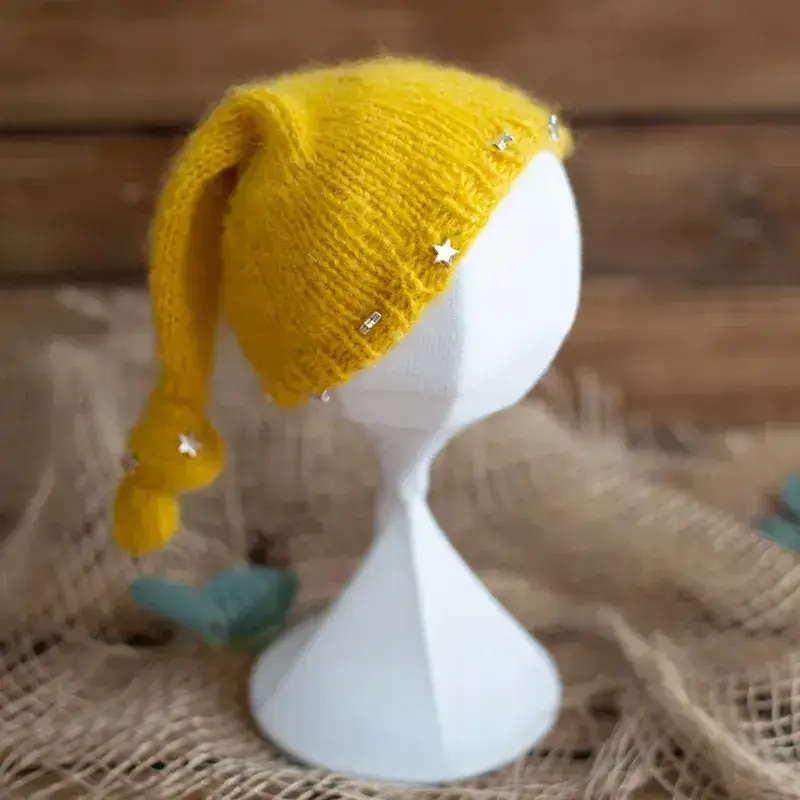 Newborn Baby Long Ears Hat Pink Blue Set - Image 13