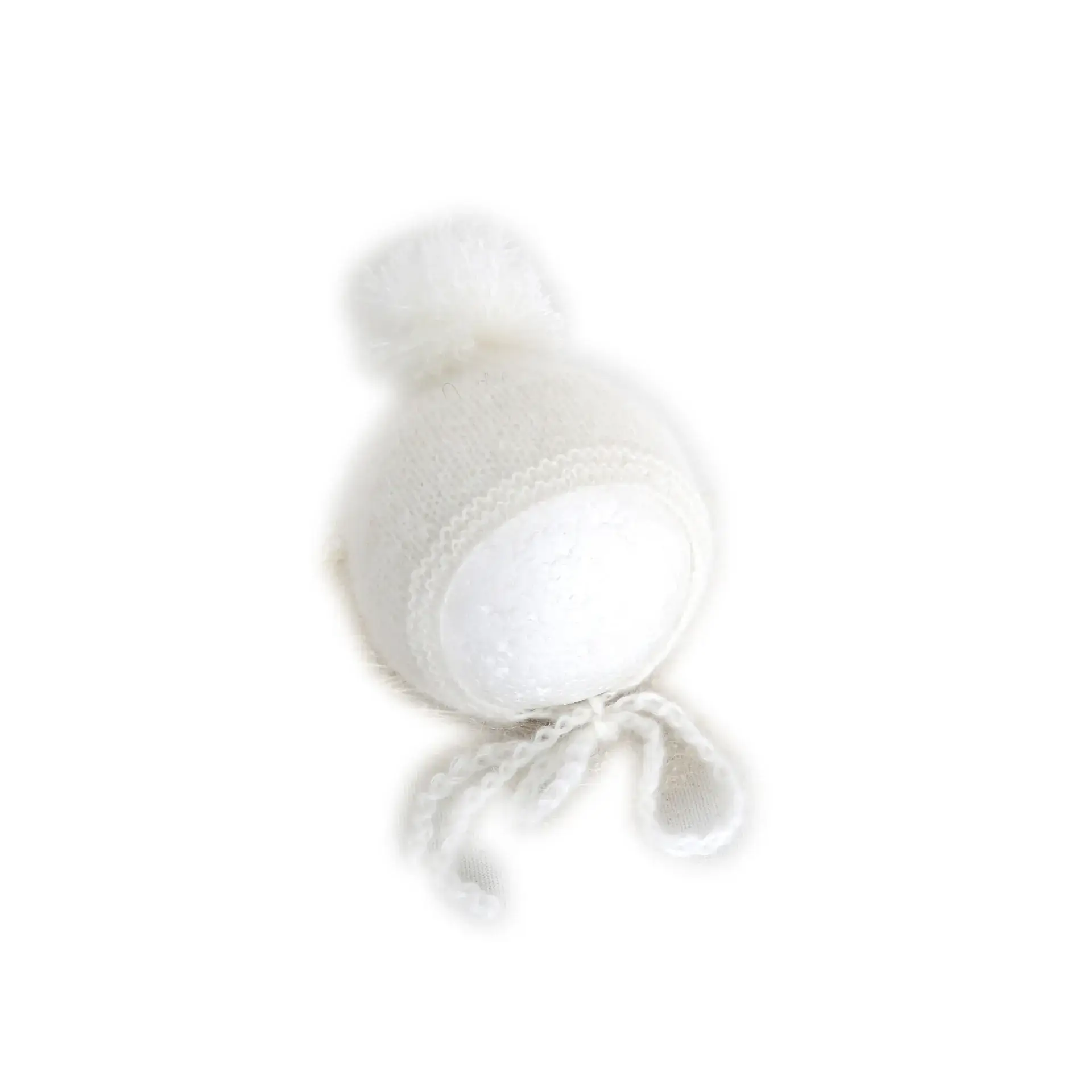 Green Knitted Pom Pom Hat for Baby Boys Girls - Image 6