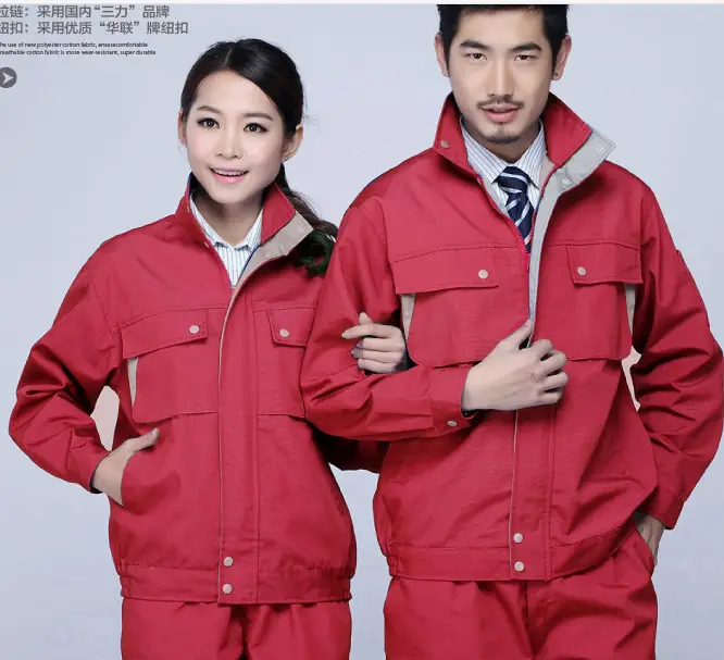 Men Reflective Work Suit Dark Blue Spring Autumn Wear