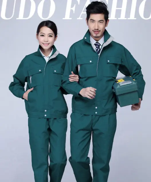 Men Reflective Work Suit Dark Blue Spring Autumn Wear