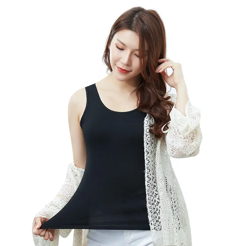 Women's Camisole Vest Solid Color Slim Fit Modal - Image 18