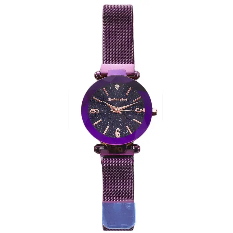 2019 Fashion Ladies Watch Starry Sky Mesh Band - Image 10