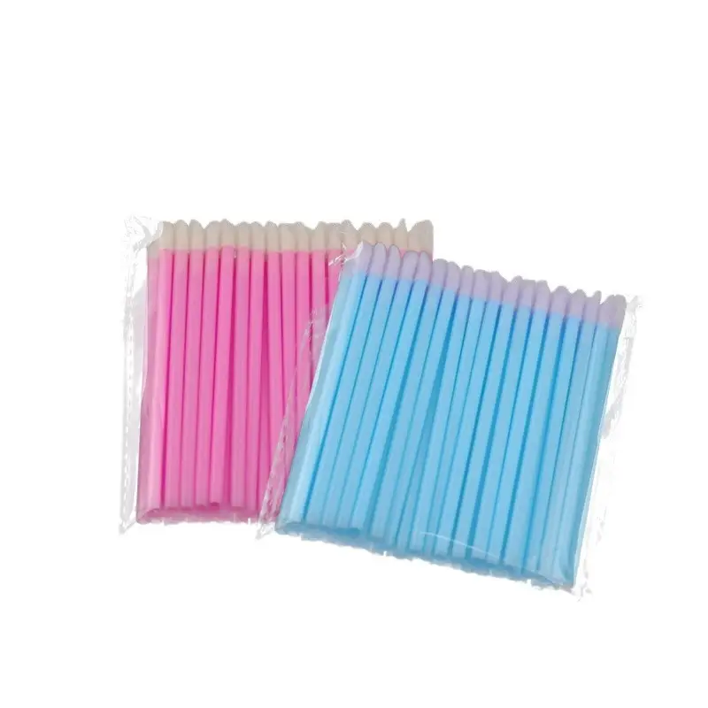 50 Pcs Soft Cotton Eyelash Cleaning Swabs Mini Brush - Image 15