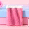 50 Pcs Soft Cotton Eyelash Cleaning Swabs Mini Brush - Image 4