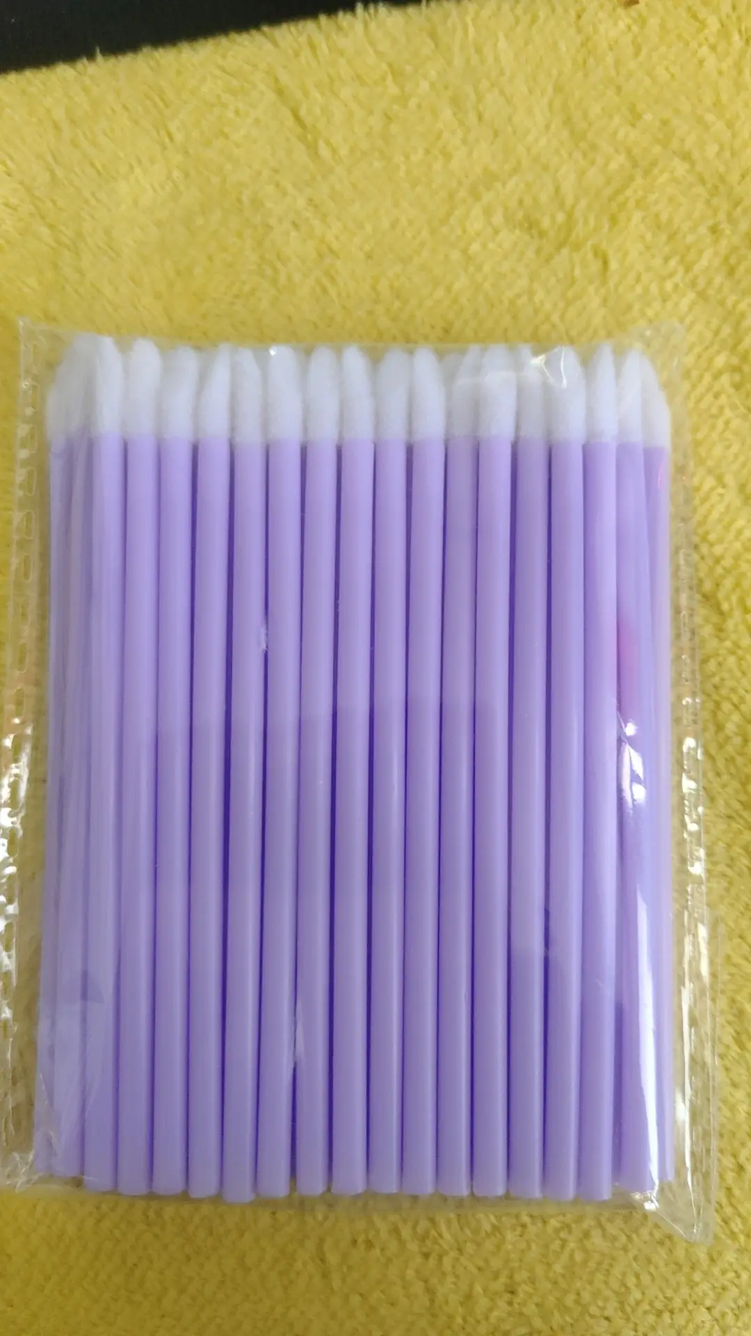 50 Pcs Soft Cotton Eyelash Cleaning Swabs Mini Brush - Image 9