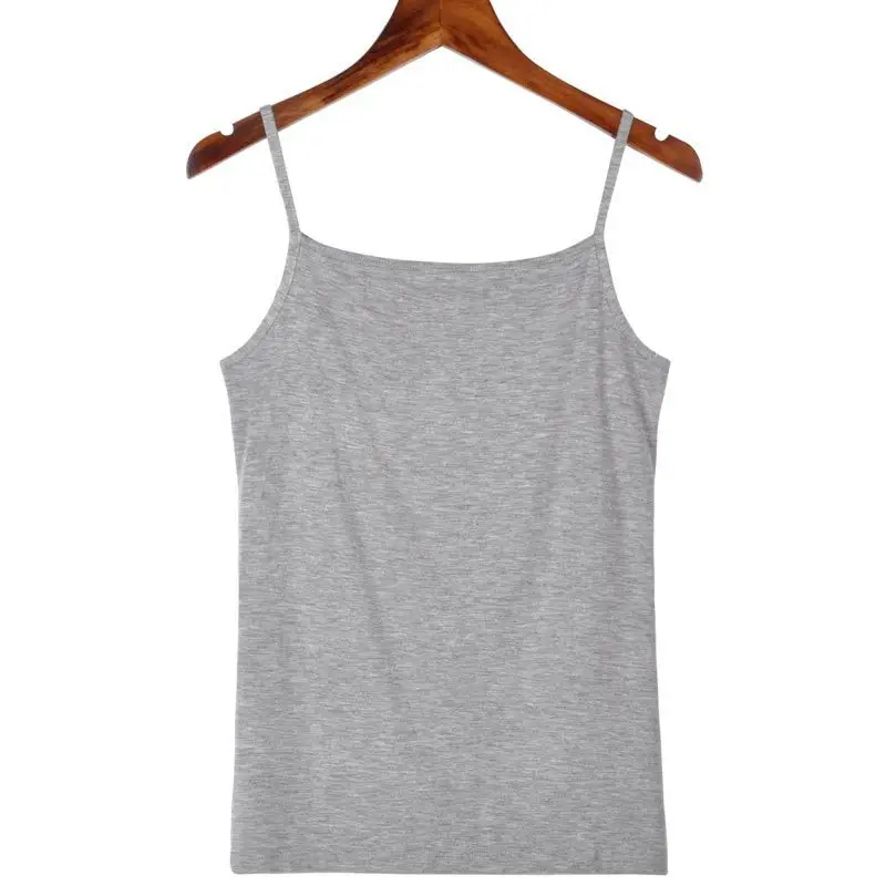 Women's Slim Fit Beige Modal Camisole