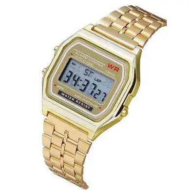 Rose Gold Digital Alarm Clock for Kids with Metal Band - Image 7