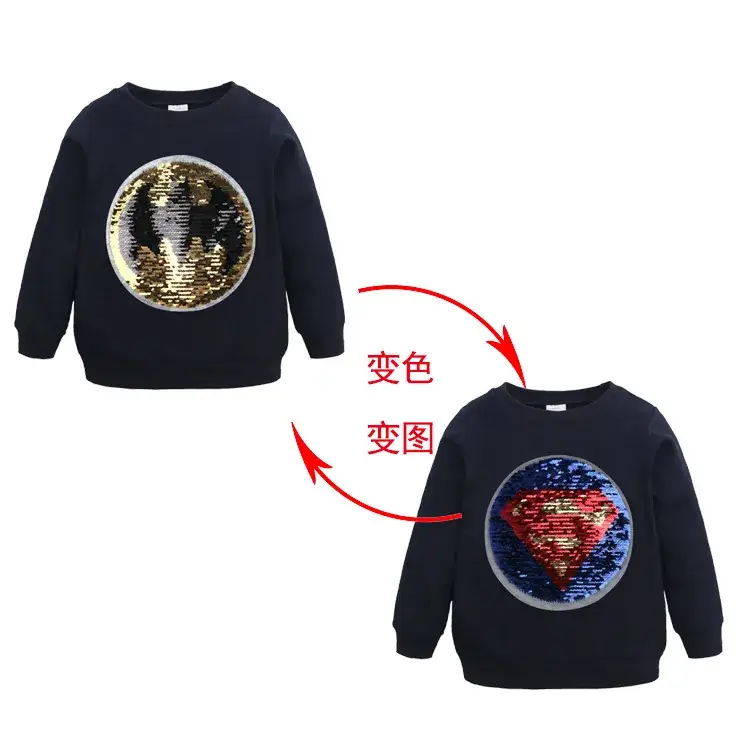 Spiderman Sequin Sweater for Boys Small Medium - Image 8