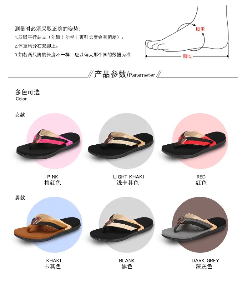 Summer New Women Slippers slippers Home Casual Couple Beach Outdoor Flip Flops for Women — feature 6
