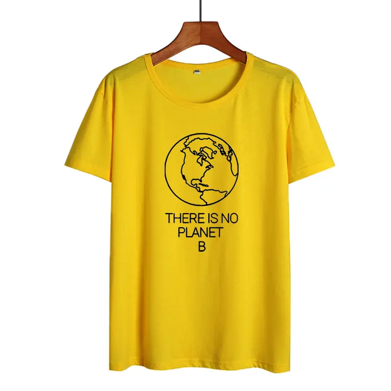 Pink T-Shirt with "There is No Planet B" Print - Image 7