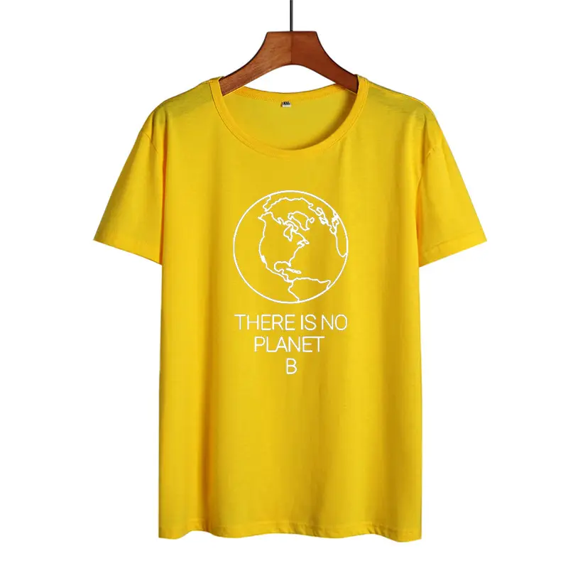 Pink T-Shirt with "There is No Planet B" Print - Image 8