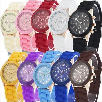 Fluorescent Green Silicone Watch for Girls - Image 14