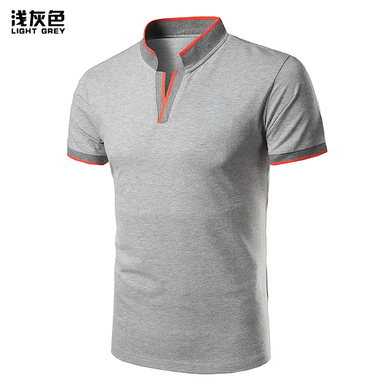New Men's Red Short Sleeve Polo Shirt Y1612 - Image 2