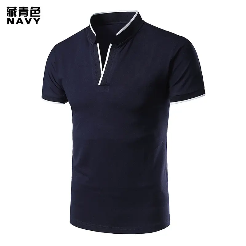 New Men's Red Short Sleeve Polo Shirt Y1612 - Image 3