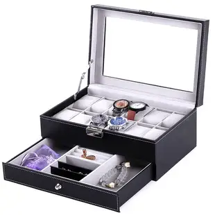 8-bit Sunglasses Storage Box White PU Leather — feature 6