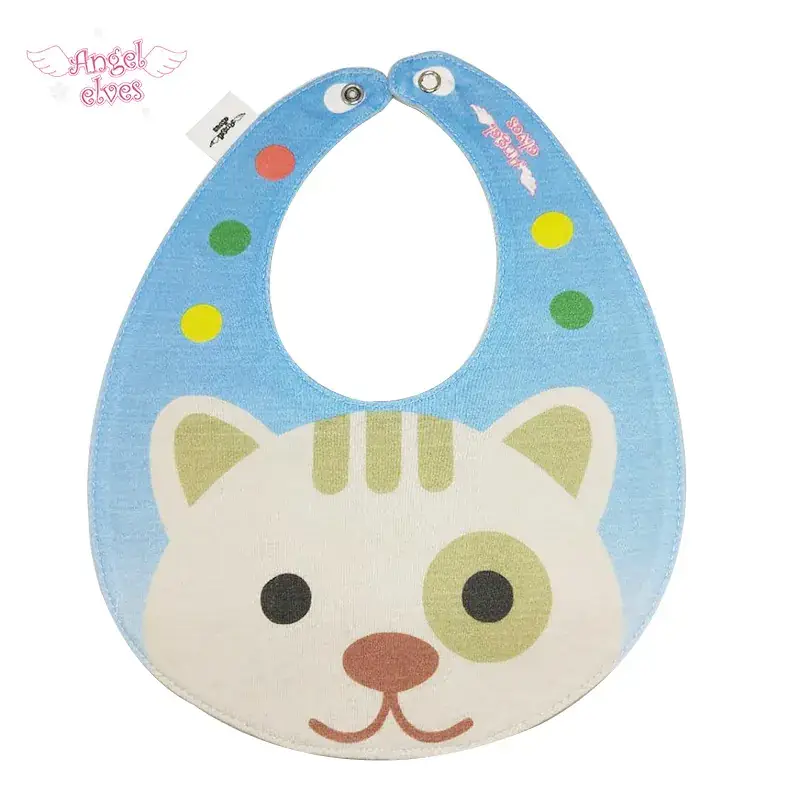 Pure Cotton Cartoon Baby Bibs Waterproof Easy Clean - Image 10
