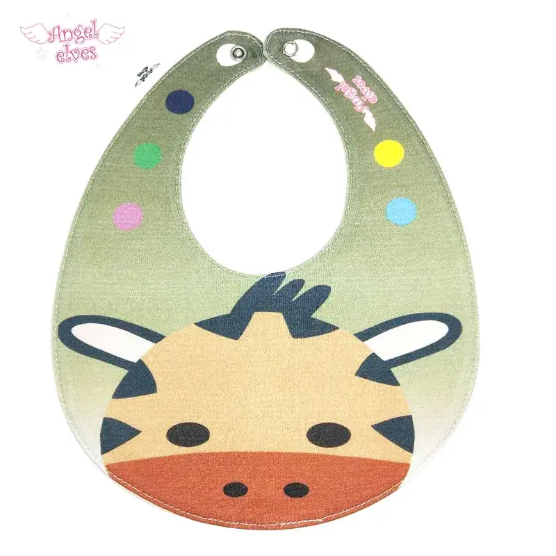 Pure Cotton Cartoon Baby Bibs Waterproof Easy Clean - Image 2