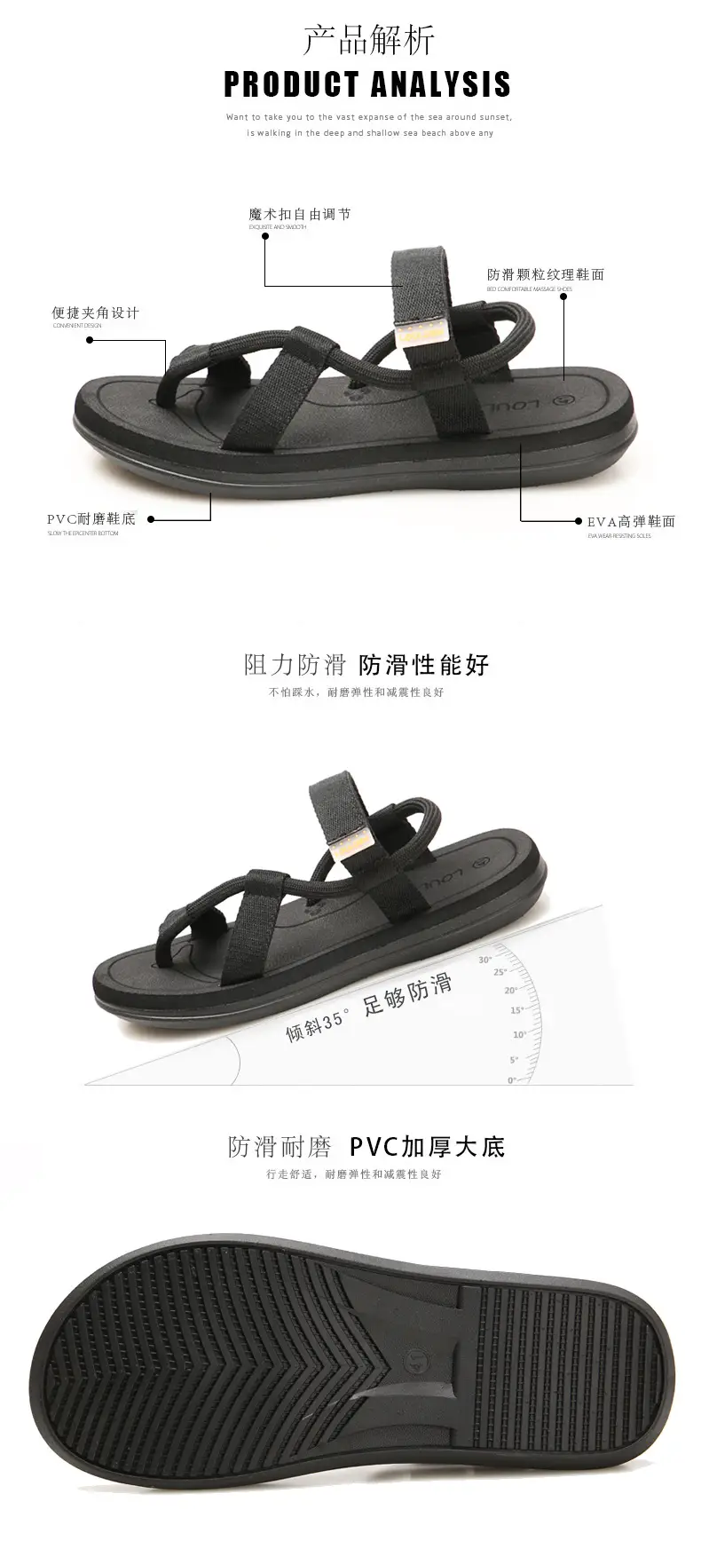 New Flats Sandals for Women Summer Fashion Outer Wear Student Ladies Slippers Beach Sandals Slippers Export Large Size — feature 14
