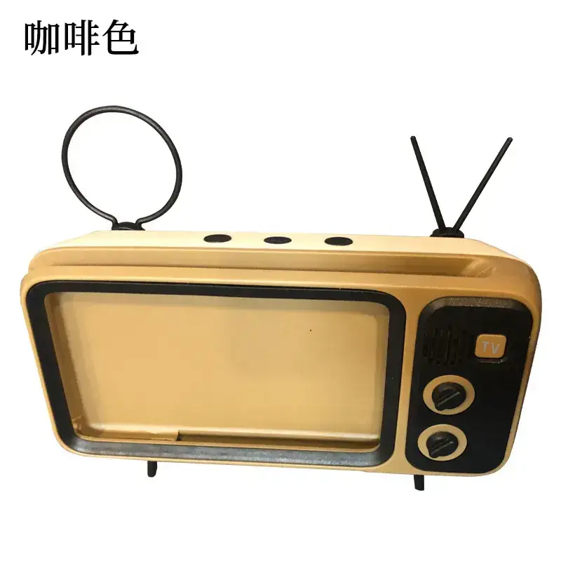 Portable Small TV Phone Holder with Bluetooth Speaker