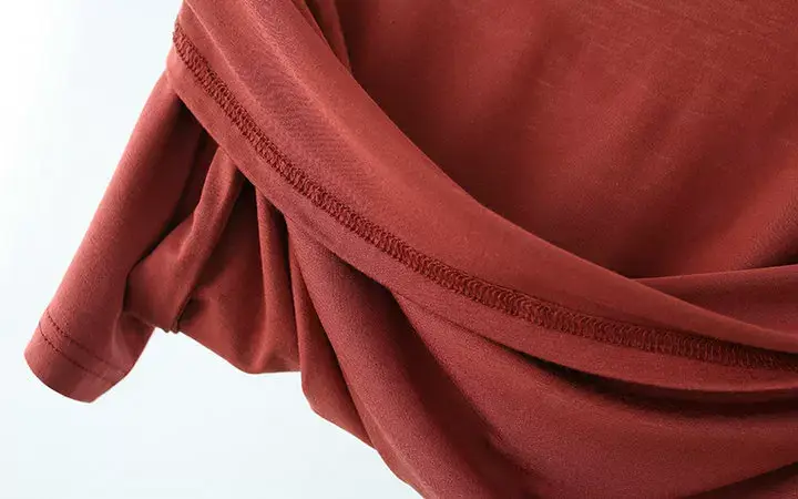 Women's Pink Back Hollow Crossback T-Shirt — feature 33