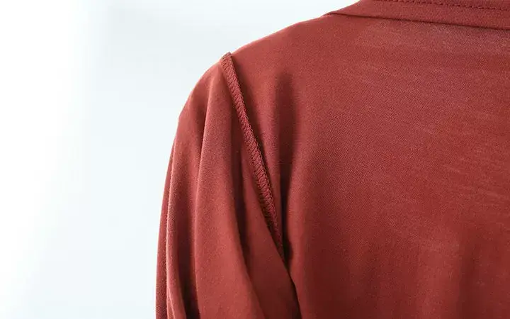 Women's Pink Back Hollow Crossback T-Shirt — feature 34