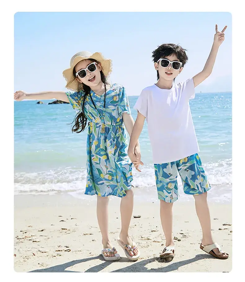 Family Beach Outfit Mother Daughter Summer Set — feature 16