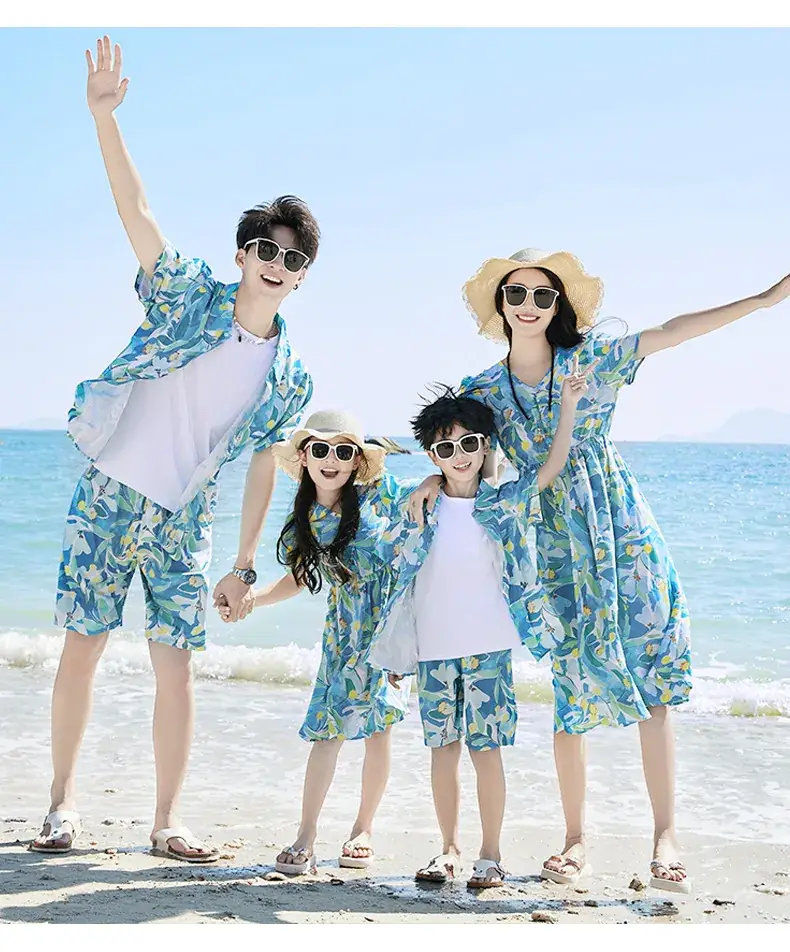 Family Beach Outfit Mother Daughter Summer Set — feature 9