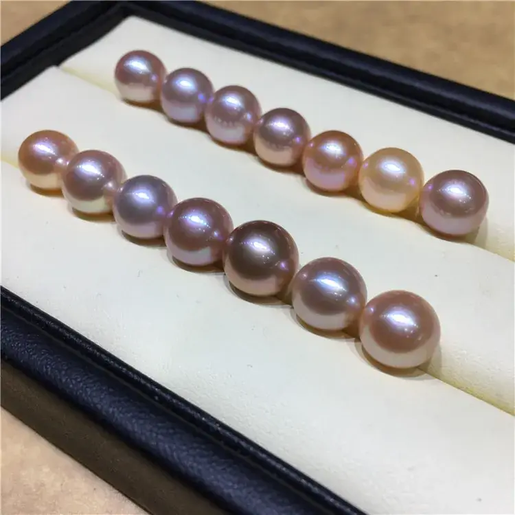 3-10mm Natural Freshwater Pearl Round Beads for DIY - Image 3