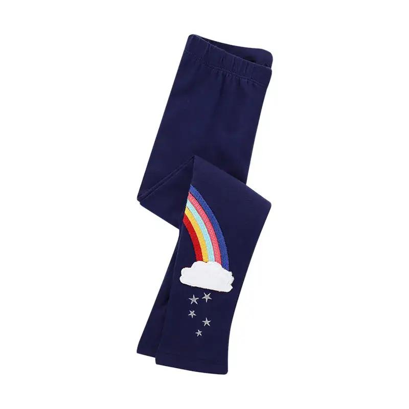 Girls Unicorn Rainbow Pants Spring Leggings - Image 6