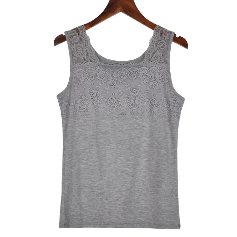 Lace Camisole Women's Slim Fit All Match Outerwear Base Small - Image 2