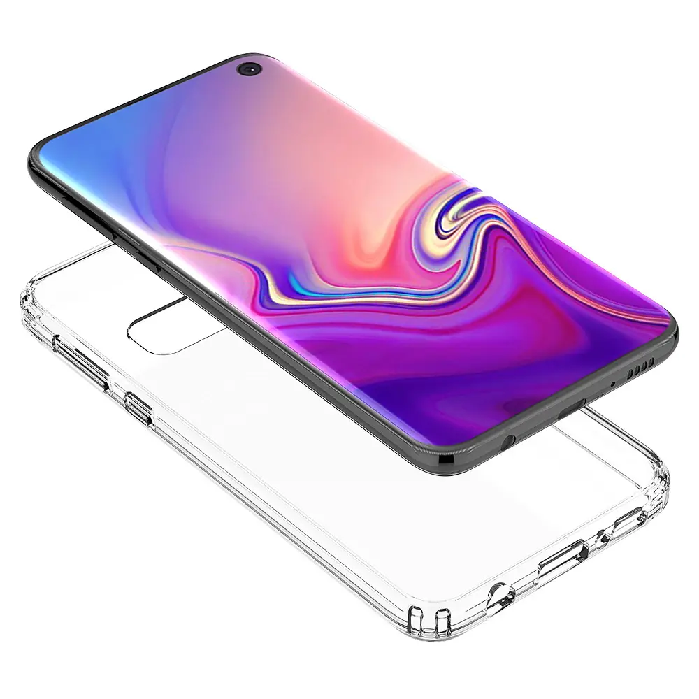 Transparent Two-In-One Phone Case for Samsung S10 Plus — feature 7