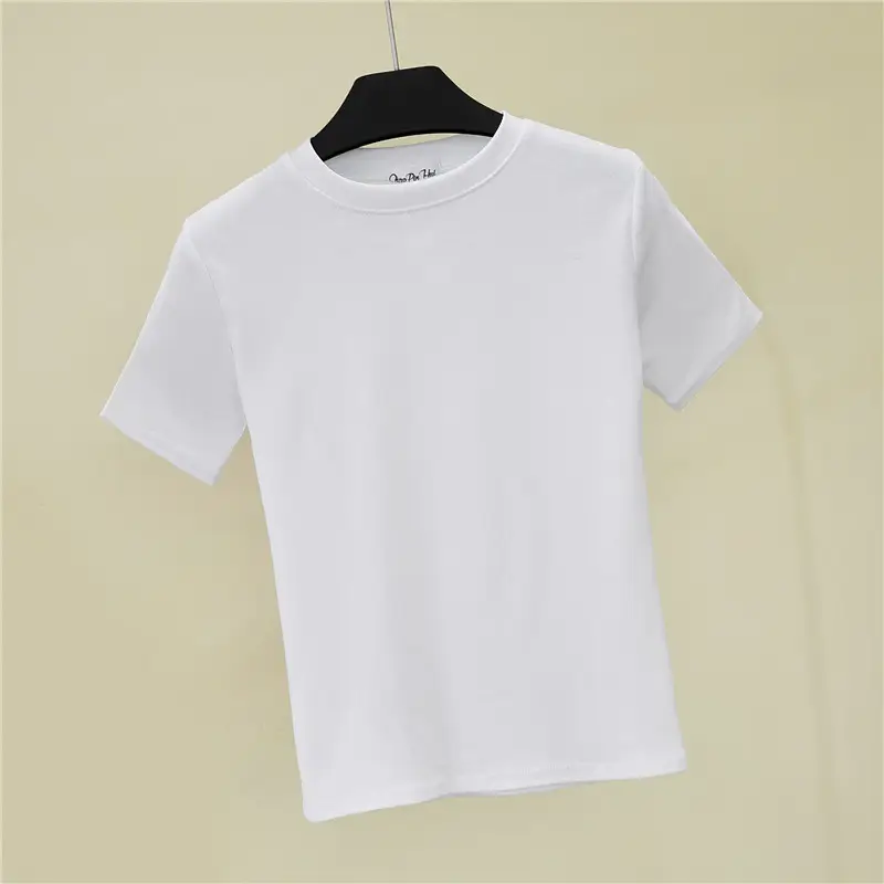 Women Blue Slimming T-Shirt Short Sleeve - Image 2