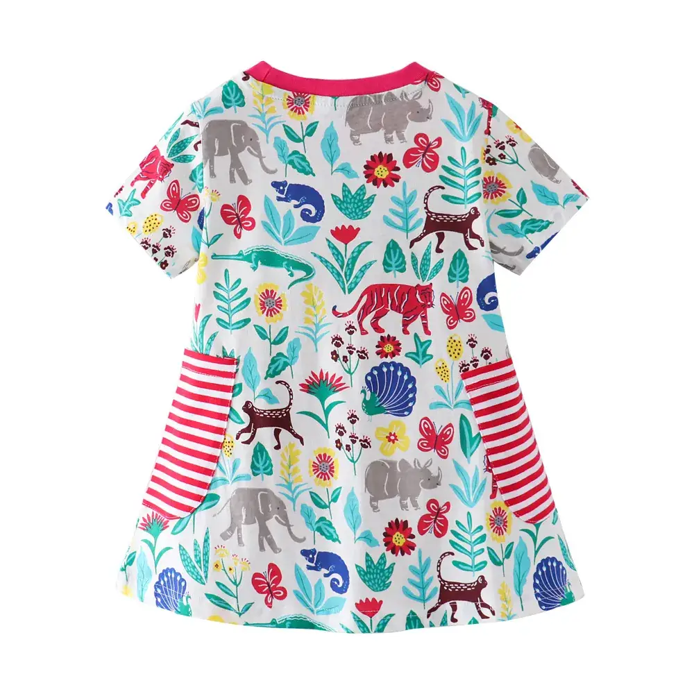 Children's Floral Princess Skirt Dress Europe USA - Image 2