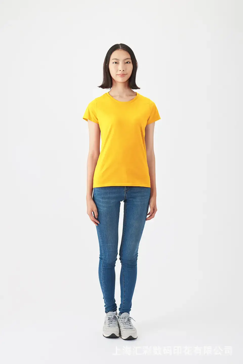 Women Purple T-Shirt Silk Screen Processing