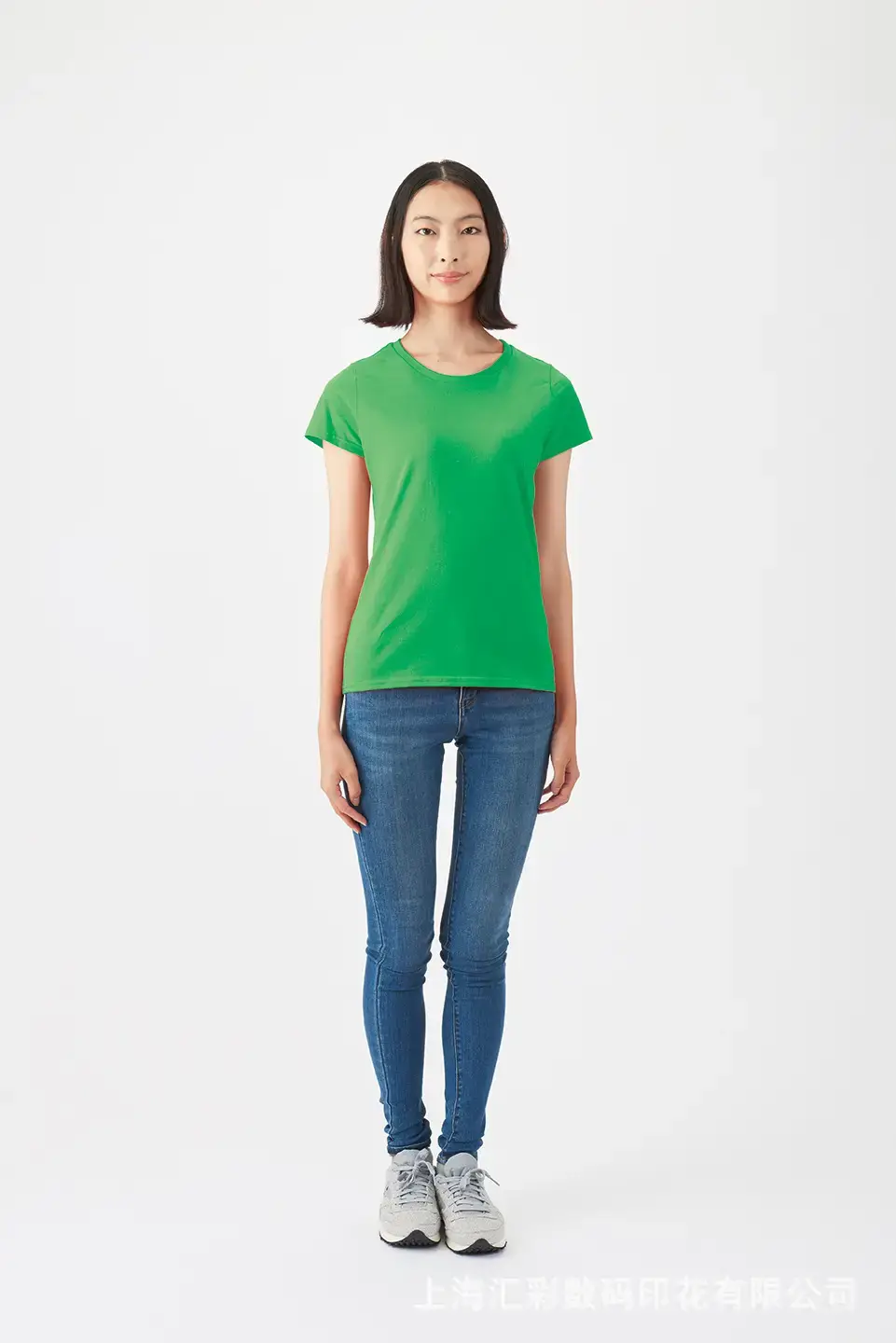 Women Purple T-Shirt Silk Screen Processing