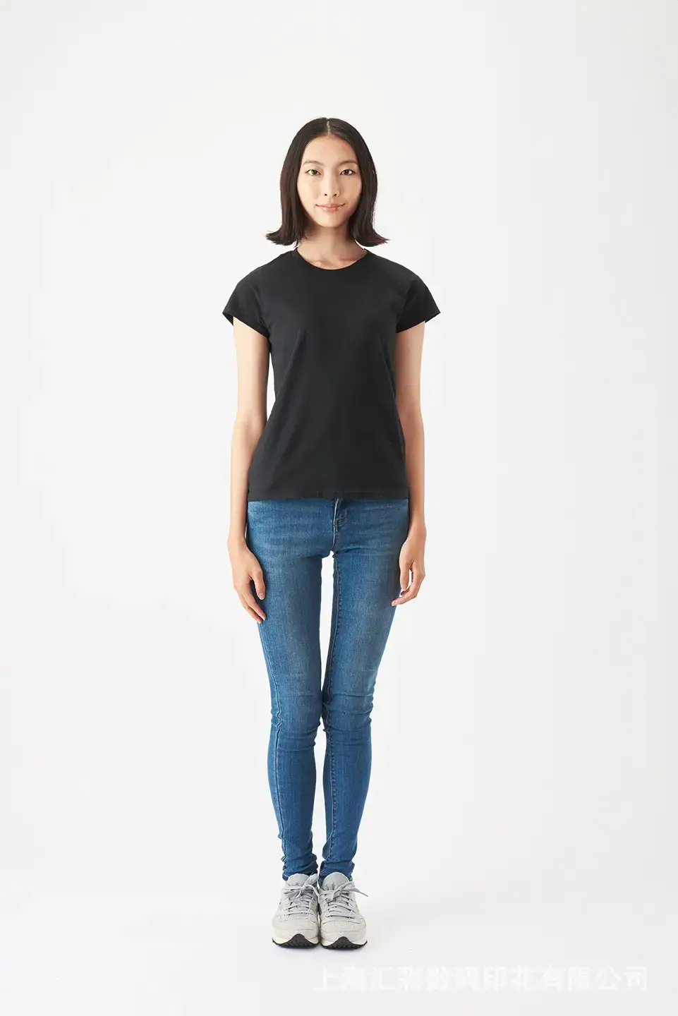 Women Purple T-Shirt Silk Screen Processing