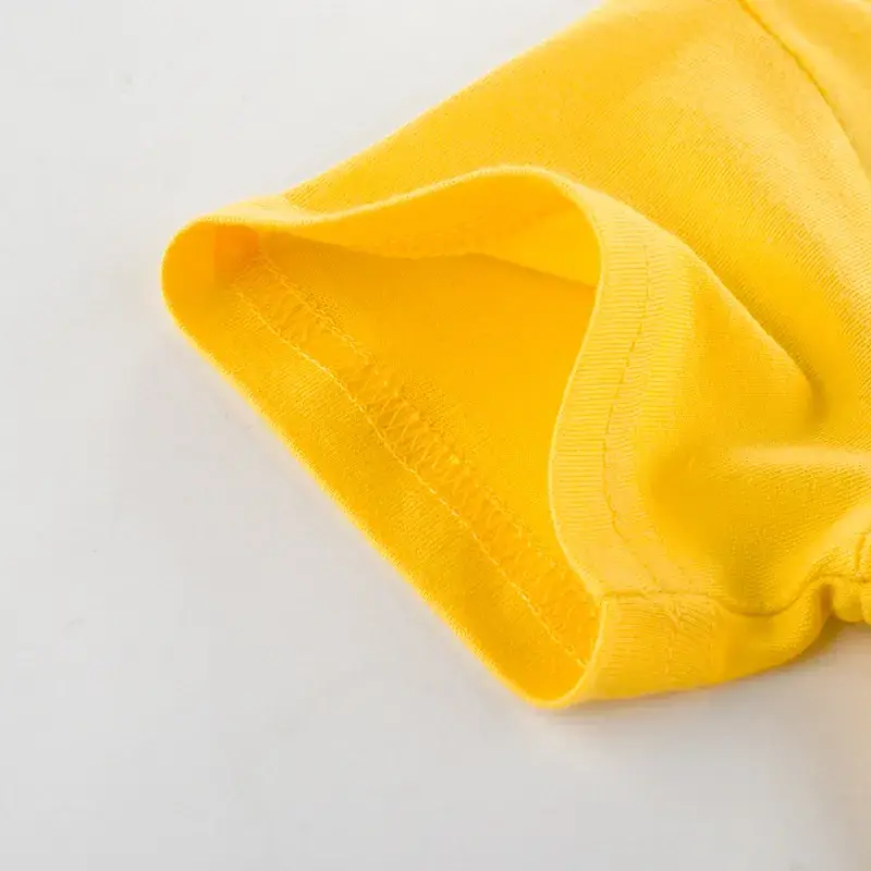 Yellow Cotton T-Shirt for Boys Summer 2024 - Image 5