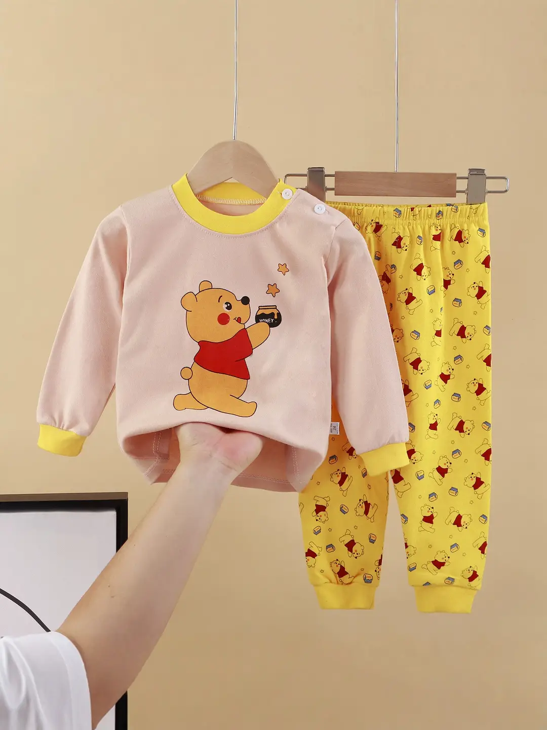 Children's Underwear Set Pure Cotton New Boys Autumn Pajamas Female Baby Autumn Clothes Autumn Pants Home Clothes Children's Clothing Wholesale