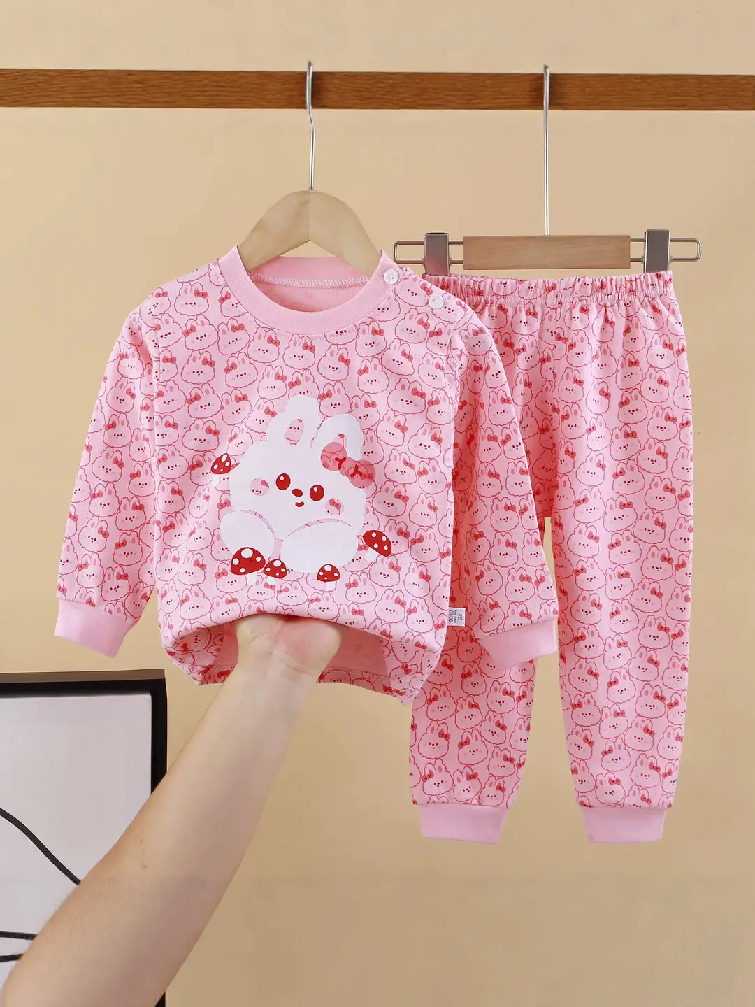Children's Underwear Set Pure Cotton New Boys Autumn Pajamas Female Baby Autumn Clothes Autumn Pants Home Clothes Children's Clothing Wholesale
