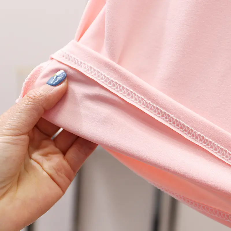 Women Pure Color Slim T-Shirt Short Sleeve Wholesale - Image 7