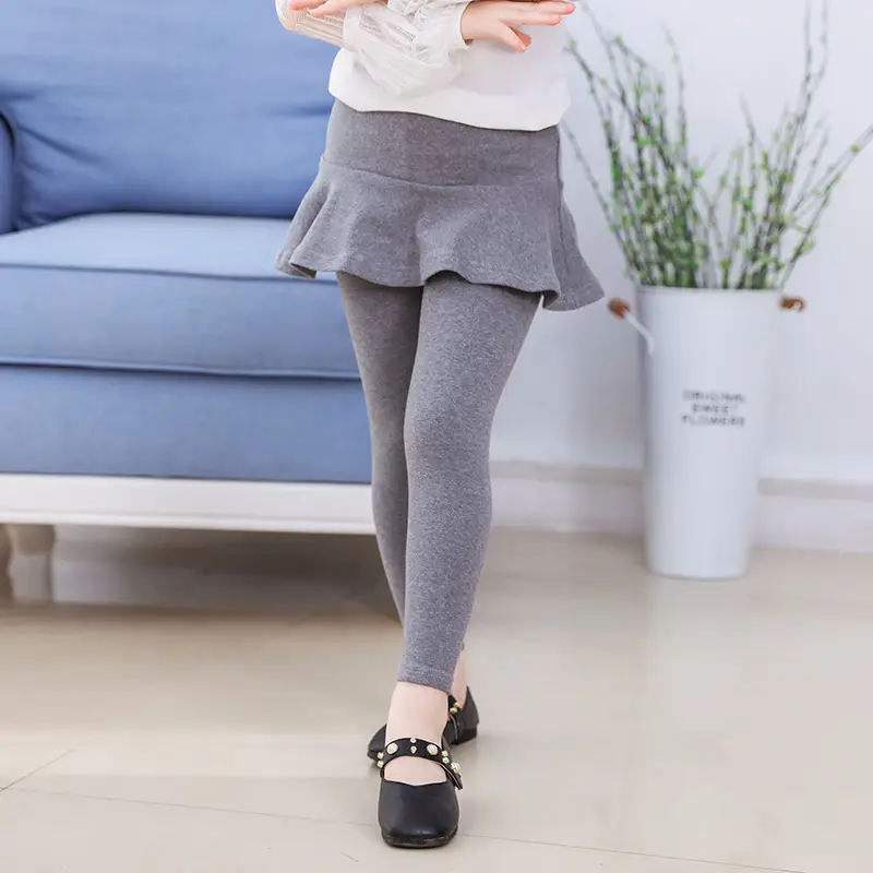 Pink Frock Leggings Pure Cotton Fake Two-Piece Set - Image 6