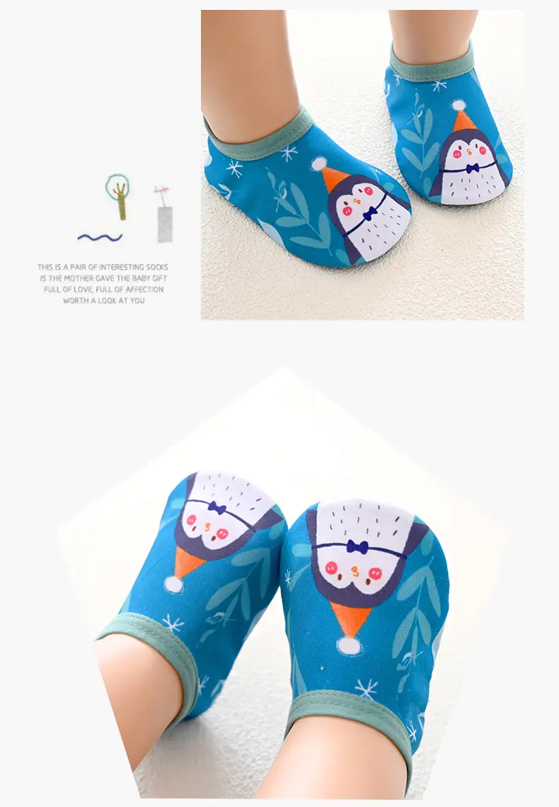 Baby Floor Socks Soft Soled Pink Rabbit Design β feature 13