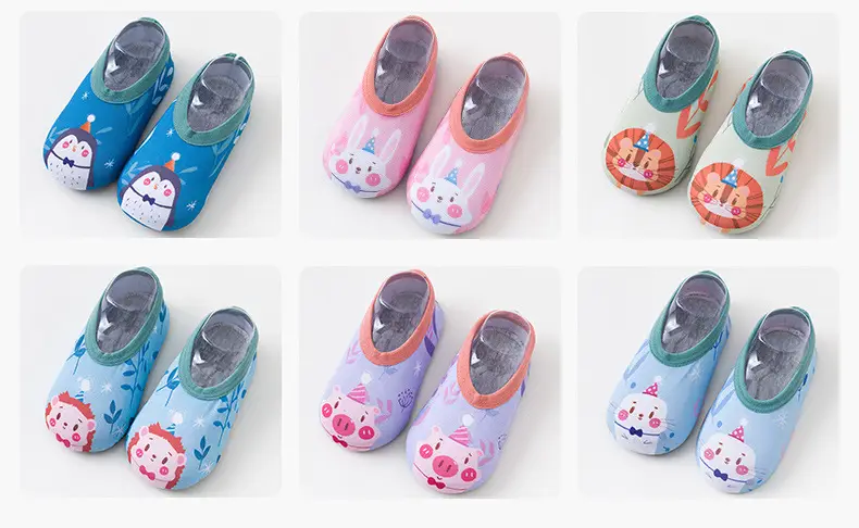 Baby Floor Socks Soft Soled Pink Rabbit Design β feature 7