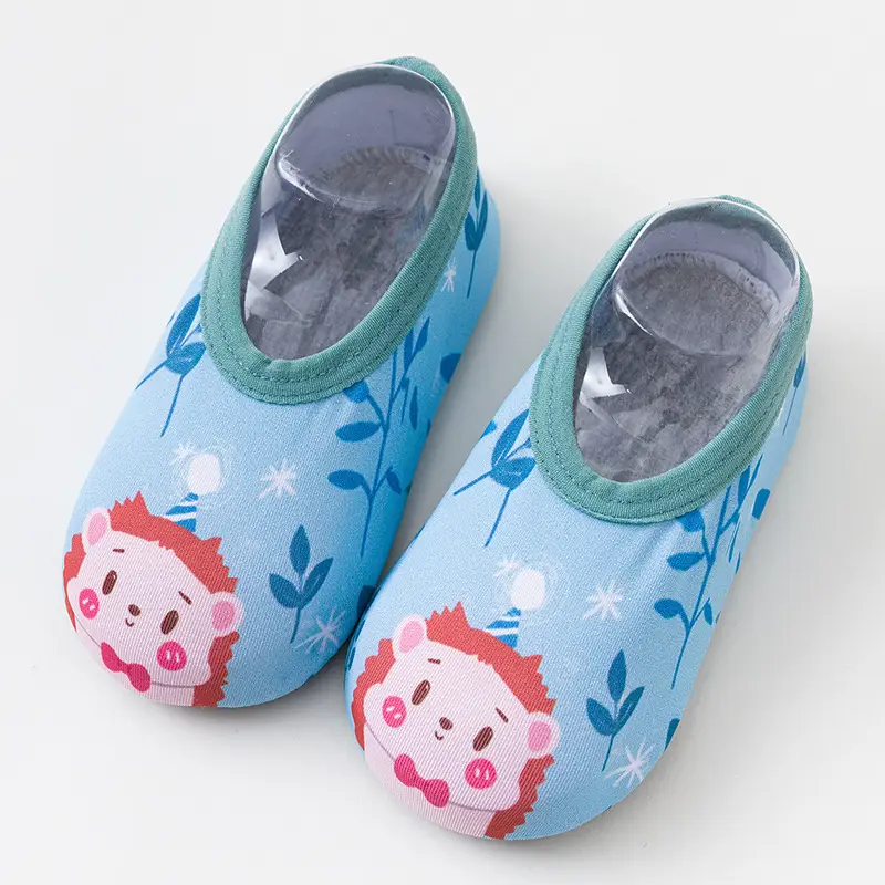 Baby Floor Socks Soft Soled Pink Rabbit Design - Image 4